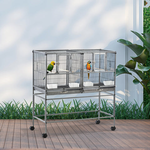Rootz Bird Cage Set - Aviary - Enclosure - Keeps Pets Safe - 95L x 45.5B x 102H cm