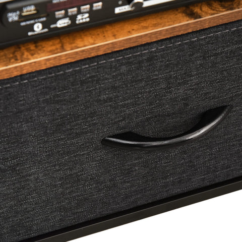 Rootz Industrial TV Stand - Media Console - Entertainment Center - High Stability - 98cm x 29cm x 56cm