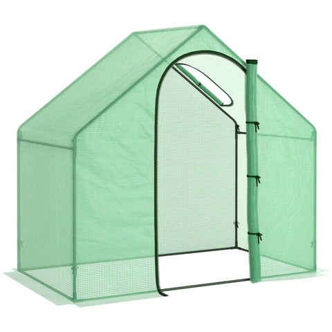 Rootz Foil Greenhouse - Tomato Greenhouse - Cold Frame - Durable Construction - Optimal Growing Space - Enhanced Stability - 180cm x 100cm x 168cm