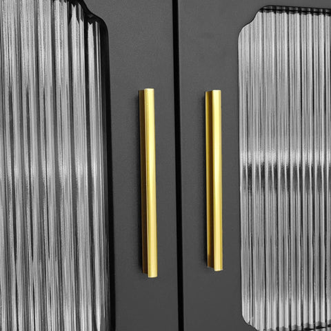 Rootz Retro TV Lowboard - Entertainment Console - Media Unit - Ample Storage - 175cm x 38cm x 55.5cm