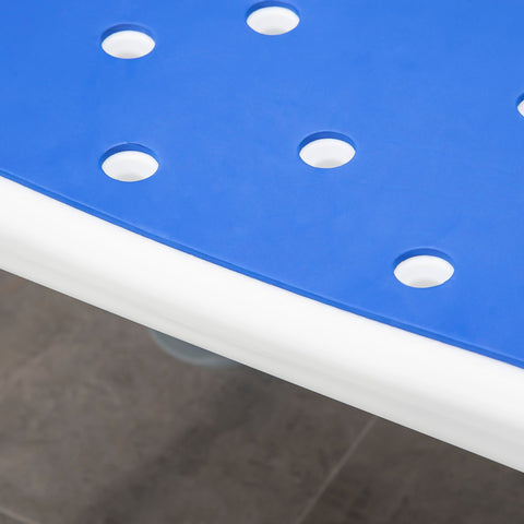 Rootz Shower Chair - Shower Seat - Ergonomic Bath Stool - Height Adjustable - Non-Slip - 56.5cm x 53.5cm x 74-87cm