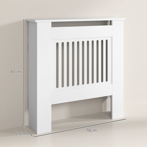 Rootz Radiator Cover Heater Cabinet - Radiator Enclosure - Heat Shield - Adds Style & Storage - 78cm x 19cm x 81cm