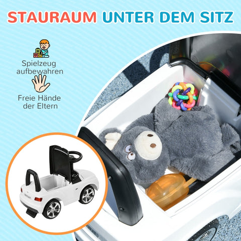 Rootz Bentley Bentayga Ride-On Car - Kids Slide Car - Children's Wheels - Anti-Tip Feature - Comfortable Backrest - Music Play - 67cm x 29cm x 39cm