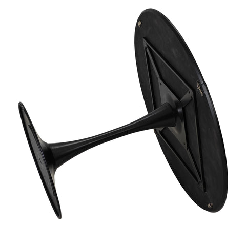 Rootz Modern Round Dining Table - Patchwork Plates - Metal Base - Durable Stability - 120cm x 120cm x 75cm