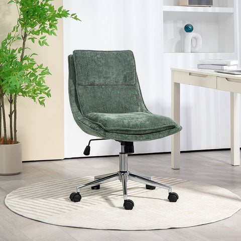 Rootz Ergonomic Office Chair - Fabric Chair - Adjustable Swivel Chair - High-Density Comfort - 52W x 68D x 87-95H cm
