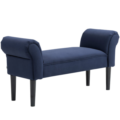 Rootz Padded Bench - Upholstered Seat - Bedroom Bench - Comfort Seating - 130kg Capacity - 102cm x 36cm x 51cm