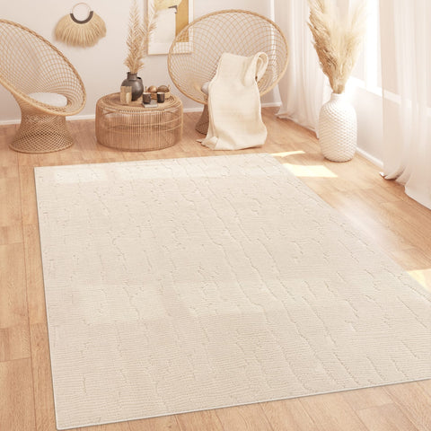 Nordic Style Soft Rug – Durable, Elegant – Abstract Patterns – 100% Polyester