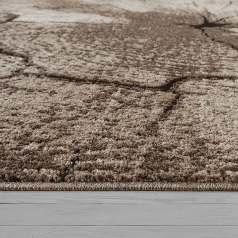 Asphalt Floor Design Rug – Short Pile – Artistic, Modern & Durable – Unique Accent