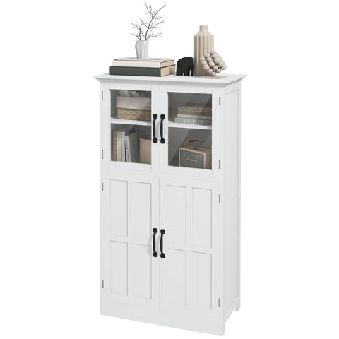 Rootz Kitchen Buffet Cabinet - Closet - Storage Unit - Modern Design - 60cm x 30cm x 110.5cm