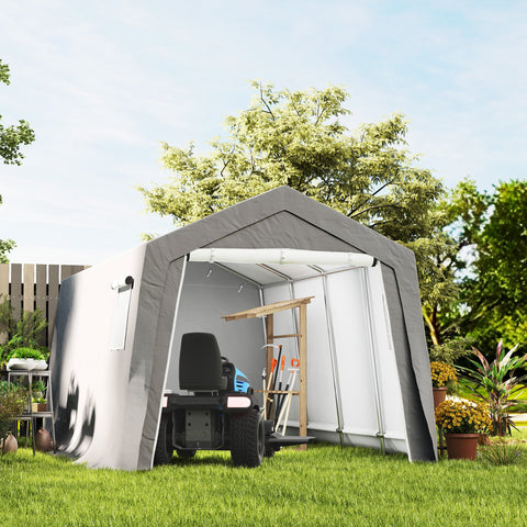Rootz Device Tent House - Waterproof Storage Shelter - Weatherproof Shelter - UV Resistant - 300cm x 447cm x 255cm