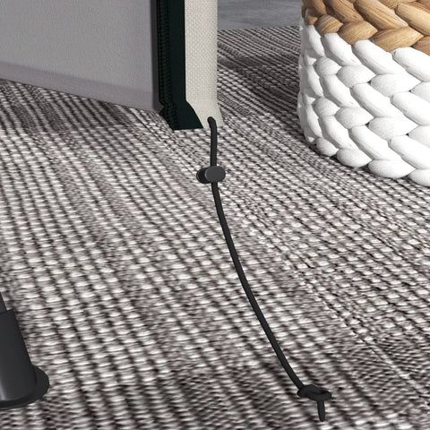 Rootz Porch Swing Cover - Tear Resistant - Waterproof Dustproof - Large Square - Oxford Polyester - Gray - 177L x 114W x 152H cm