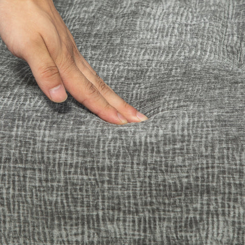 Rootz Upholstered Accent Chair - Swivel Armchair - Modern Lounge Chair - 360° Rotation - 60cm x 61cm x 88cm - Comfy Grey Design