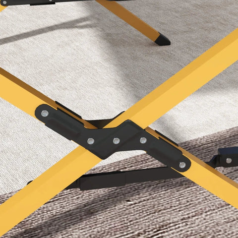 Rootz Sun Lounger Beach - Lounger Garden - Lounger Folding - Weather Resistant - UV-resistant - Waterproof - Aluminum Frame - Oxford Fabric - Black - 196l X 64w X 45h Cm