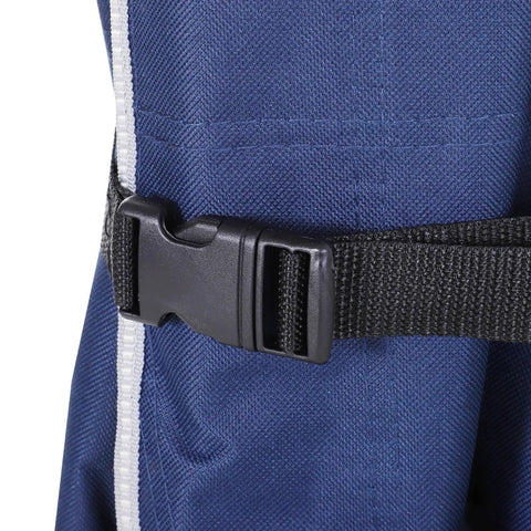 Rootz Camping Bed - Foldable - Weather Resistant - Includes Carrying bag - Blue - 190 cm x 68 cm x 52 cm