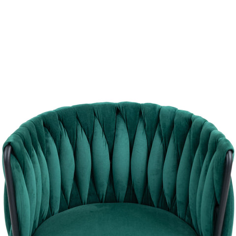 Rootz Velvety Office Chair - 360° Rotatable - Height Adjustable - Ergonomic Comfort - 56x52x73cm