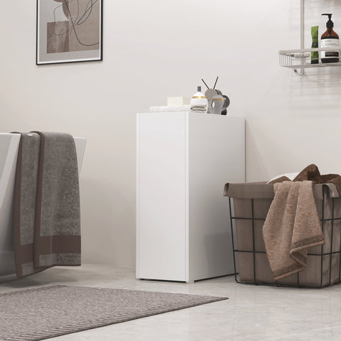 Rootz Narrow Bathroom Cabinet - Floor Cabinet - Freestanding Storage - Easy Glide Deep Drawers - 47cm x 25cm x 66.5cm