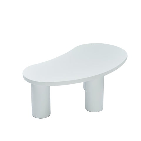 Rootz Modern Half Moon Coffee Table - Crescent Table - Curved Coffee Table - Elegant & Durable - 107cm x 57cm x 40.5cm