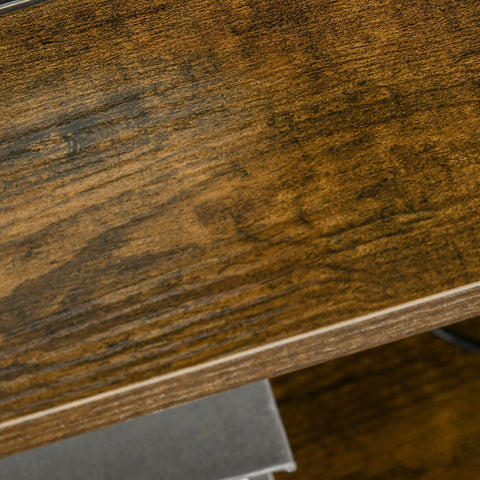 Rootz Bedside Table - Side Table - Industrial Cabinet - 2 Fabric Drawers - 45 x 40 x 70.5 cm - Robust Wood & Metal Design