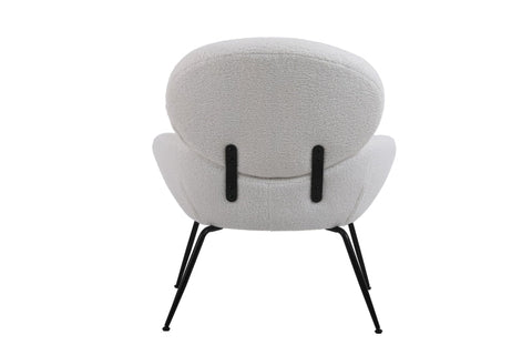 Rootz Teddy Velvet Metal Leg Dressing Chair - Armchair - Lounge Chair - High Comfort - 74.1L x 77.9W x 81H cm