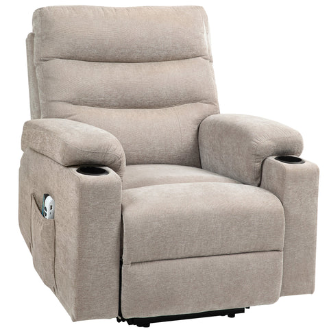 Rootz Massage Chair - Recliner - Electric Armchair - 8 Vibration Points - 93cm x 101cm x 102cm