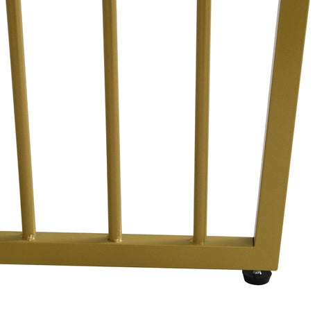 Rootz Nesting Coffee Table Set - High Gloss Tables - Marble Look - Luxurious Design - 70x70x50cm & 50x50x45cm - Gold-Plated Durability