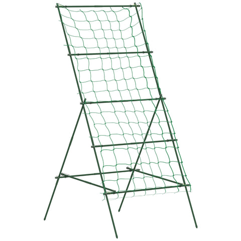 Rootz Garden Rose Trellis - Climbing Plant Support - Rustproof Tanning Aid - Weatherproof Steel - 101cm x 133cm x 227cm
