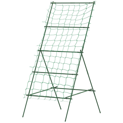Rootz Garden Rose Trellis - Climbing Plant Support - Rustproof Tanning Aid - Weatherproof Steel - 101cm x 133cm x 227cm