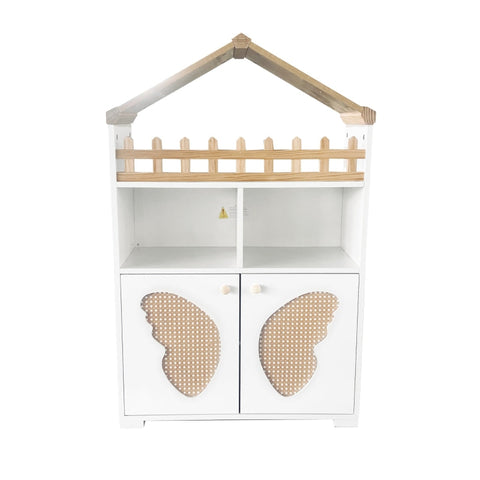 Rootz Children’s Bookcase - Side Cabinet - Versatile Storage Unit - Promotes Creativity - 249.9L x 116.8W x 59.7H cm