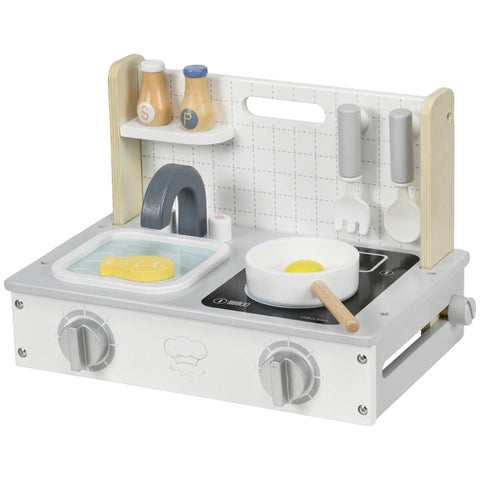 Rootz Children's Kitchen Set - Toy Kitchen Set - Play Kitchen - Encourages Imagination - Gift Box - Child-Friendly Materials - 36cm x 21.5cm x 25cm