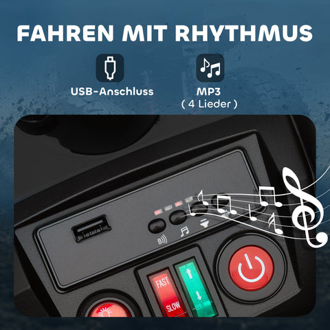 Rootz Children's Electric Quad - Kids ATV - Electric Ride-On - Safe Adventures - 109L x 68.5W x 76H cm