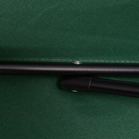 Rootz Hexagonal Parasol Ø196 cm - Balcony Screen - Sunshade - Durable Aluminium - 196cm Dia x 204cm H