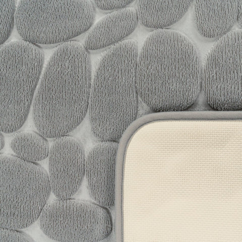 Memory Foam Bath Mat – Soft & Durable – Embossed Patterns – Quick Drying