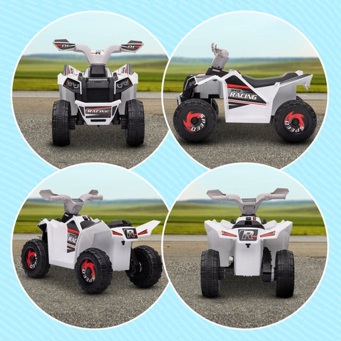 Rootz Electric Children's Quad - Ride-on Toy - Kids ATV - 2.5 km/h Speed - 50-Minute Ride Time - Wear-Resistant Wheels - 70cm x 41.5cm x 48.5cm