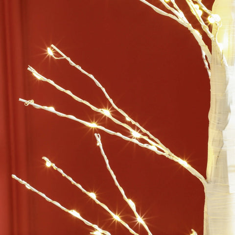 Rootz Artificial Light Tree - LED Tree - Decorative Tree - Lifelike Bark - Warm White LEDs - Flexible Branches - Indoor Outdoor - 180cm x 26cm x 26cm