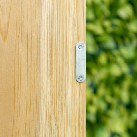 Rootz Garden Storage Cabinet - Garden Cabinet - Outdoor Storage - Rust-Resistant - 80x45x92 cm