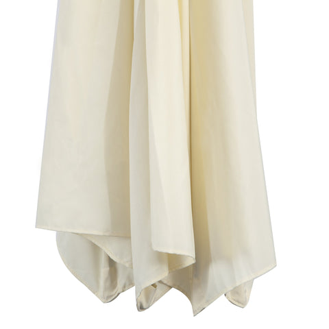 Rootz Decentrated Tiltable Rotatable Garden Screen - Sunshade - Parasol - Optimal Sun Protection - Dia 3m x 2.5m x 4.8cm Mast