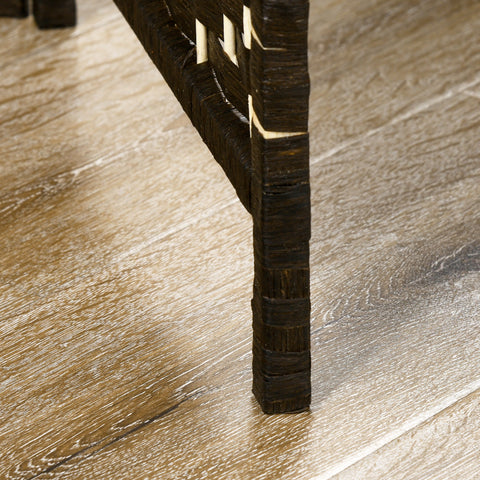 Rootz Room Divider 4 Panels - Folding Separator - Privacy Screen - Wood - 2 Shelves - 160cm x 170cm