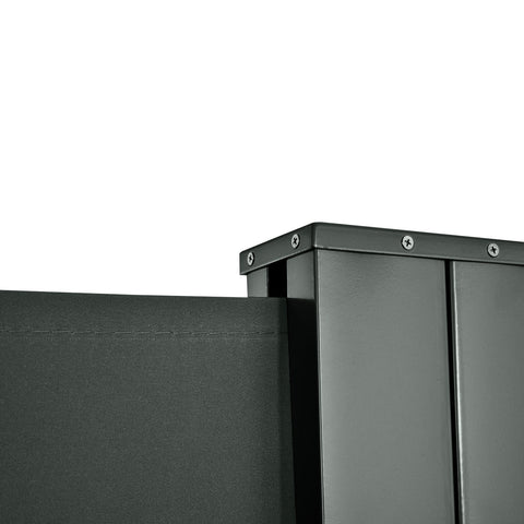 Rootz Double Side Extendable Privacy Screen - Wind Screen - UV Resistant Barrier - 6m x 1.8m - Durable & Weatherproof Fabric