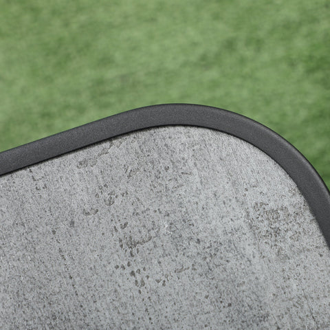 Rootz 3 Piece Garden Furniture Set - Patio Set - Outdoor Set - Stackable Chairs - 57.5W x 68D x 93H cm, Table 45.5L x 45.5W x 45H cm