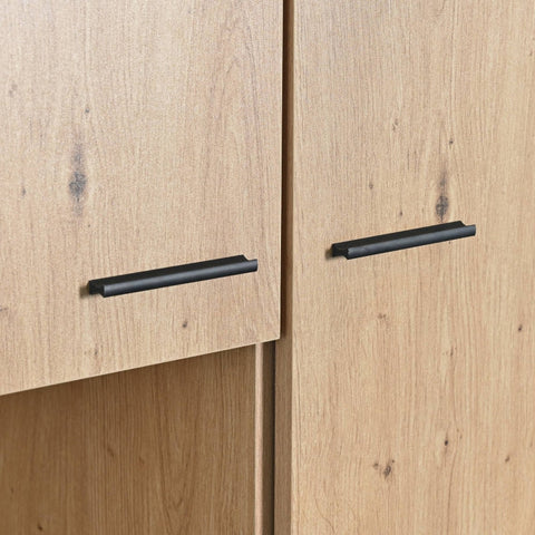 Rootz Modern Display Cabinet - Showcase - LED Cabinet - 15 Color LED Lighting - 150H x 78W x 40D cm