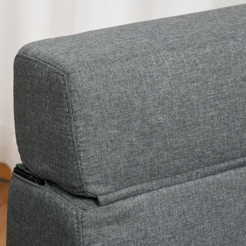 Rootz Sofa Bed - Armchair - Single Sofa Bed - Gray - 70 x 70 x 61 cm