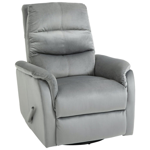Rootz Relax Chair - Lounger - Adjustable - TV Armchair - Polyester - Grey