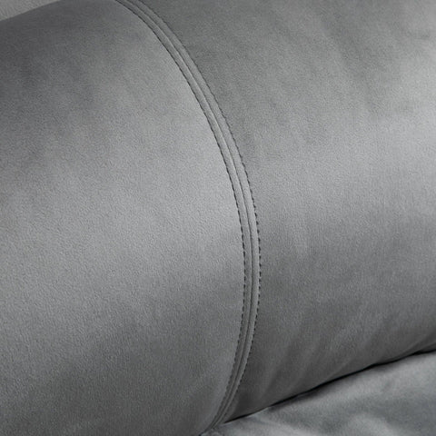 Rootz Relax Chair - Lounger - Adjustable - TV Armchair - Polyester - Grey