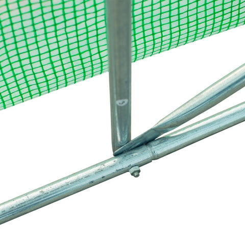 Rootz Foil Greenhouse - Green - Iron, Pe - 177.16 cm x 118.11 cm x 78.74 cm