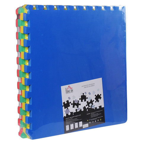 Rootz Spielmatte – Grün, Blau, Gelb – Schaumstoff – 23,62 cm x 23,62 cm x 0,47 cm