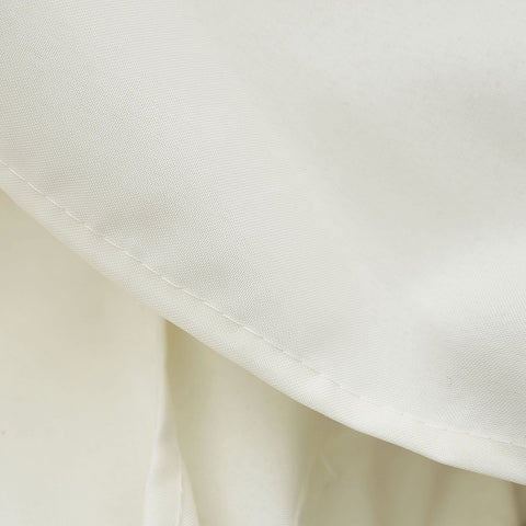 Rootz Replacement Roof for Metal Garden Gazebo - Cream - Polyester - 118.11 cm x 157.48 cm x cm