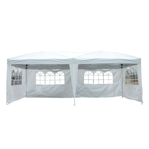 Rootz Folding Pavilion Party Tent - Wit - Staal, Stof - 232,68 cm x 116,93 cm x 100,39 cm