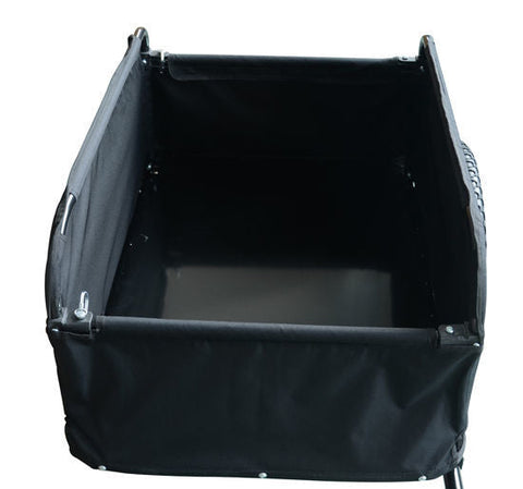 Rootz Fahrradanhänger – Rot, Schwarz – Stahl, Stoff – 51,181 cm x 30,32 cm x 25,59 cm