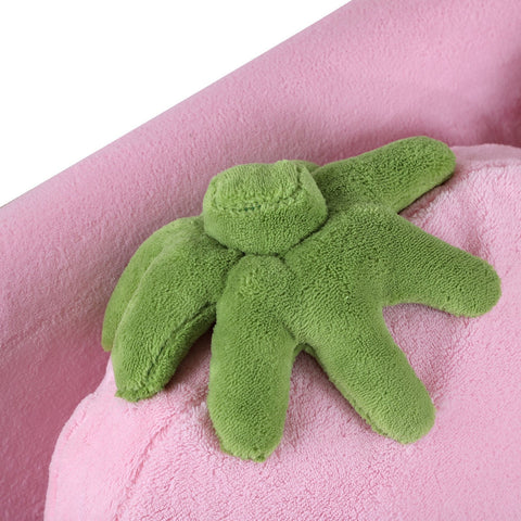 Rootz Children's Bench - Pink, Green - Wood, Foam - 35.43 cm x 20.87 cm x 18.9 cm