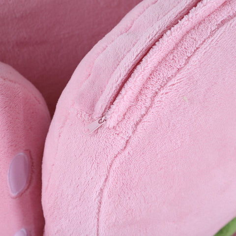 Rootz Children's Bench - Pink, Green - Wood, Foam - 35.43 cm x 20.87 cm x 18.9 cm